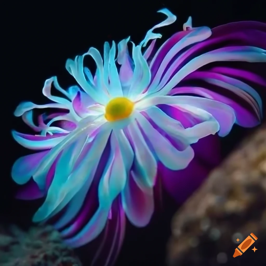 realistic depiction of a giant iridescent seashell