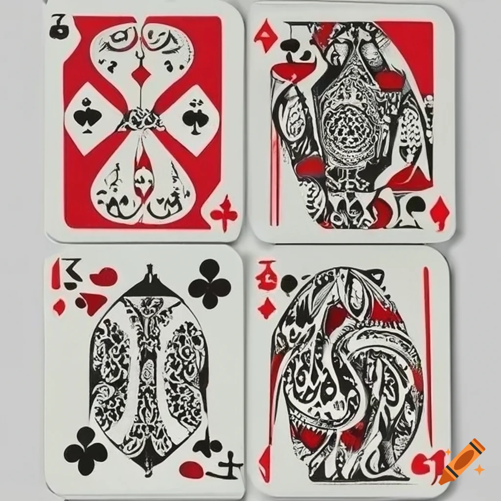 Arabic playing card