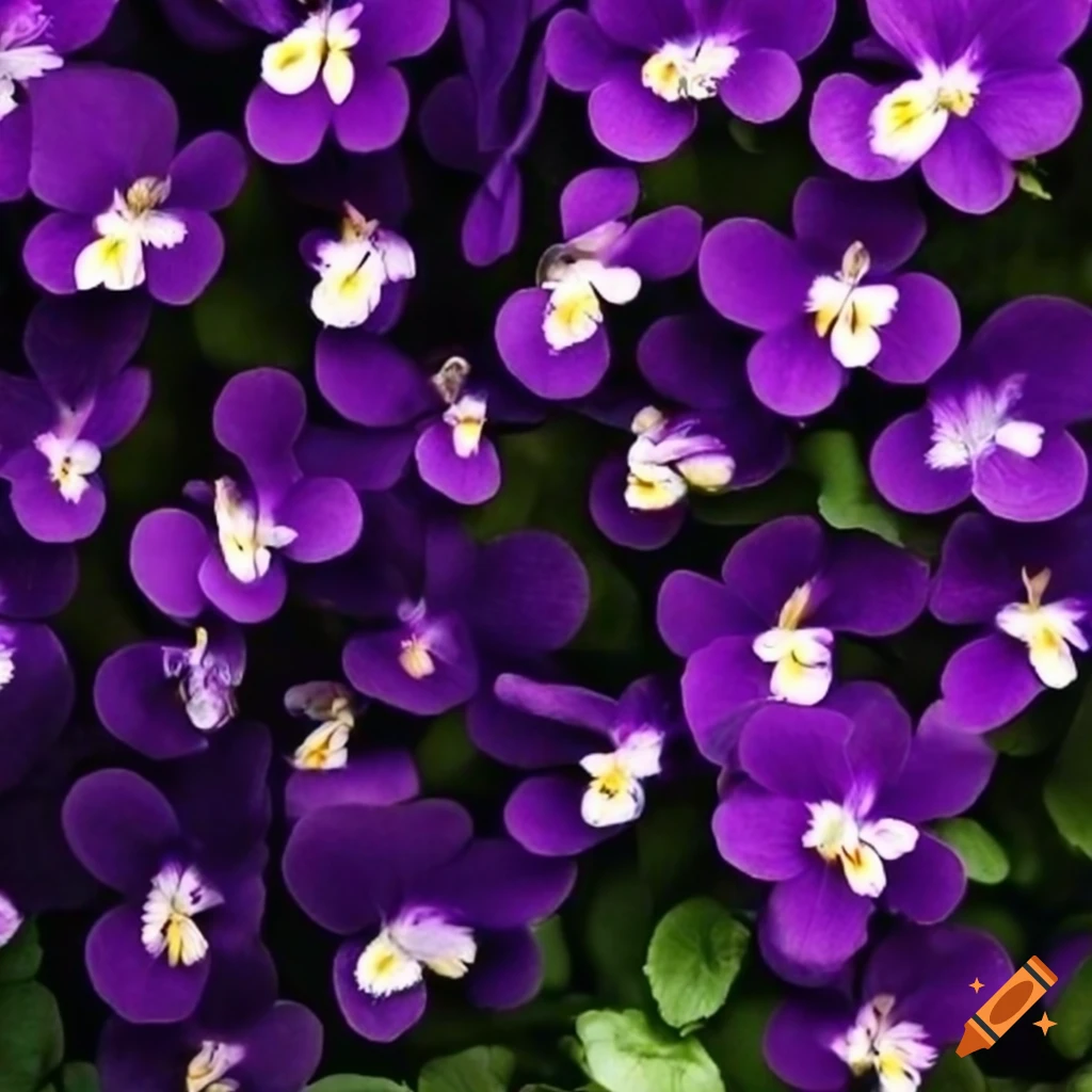 violet wall art