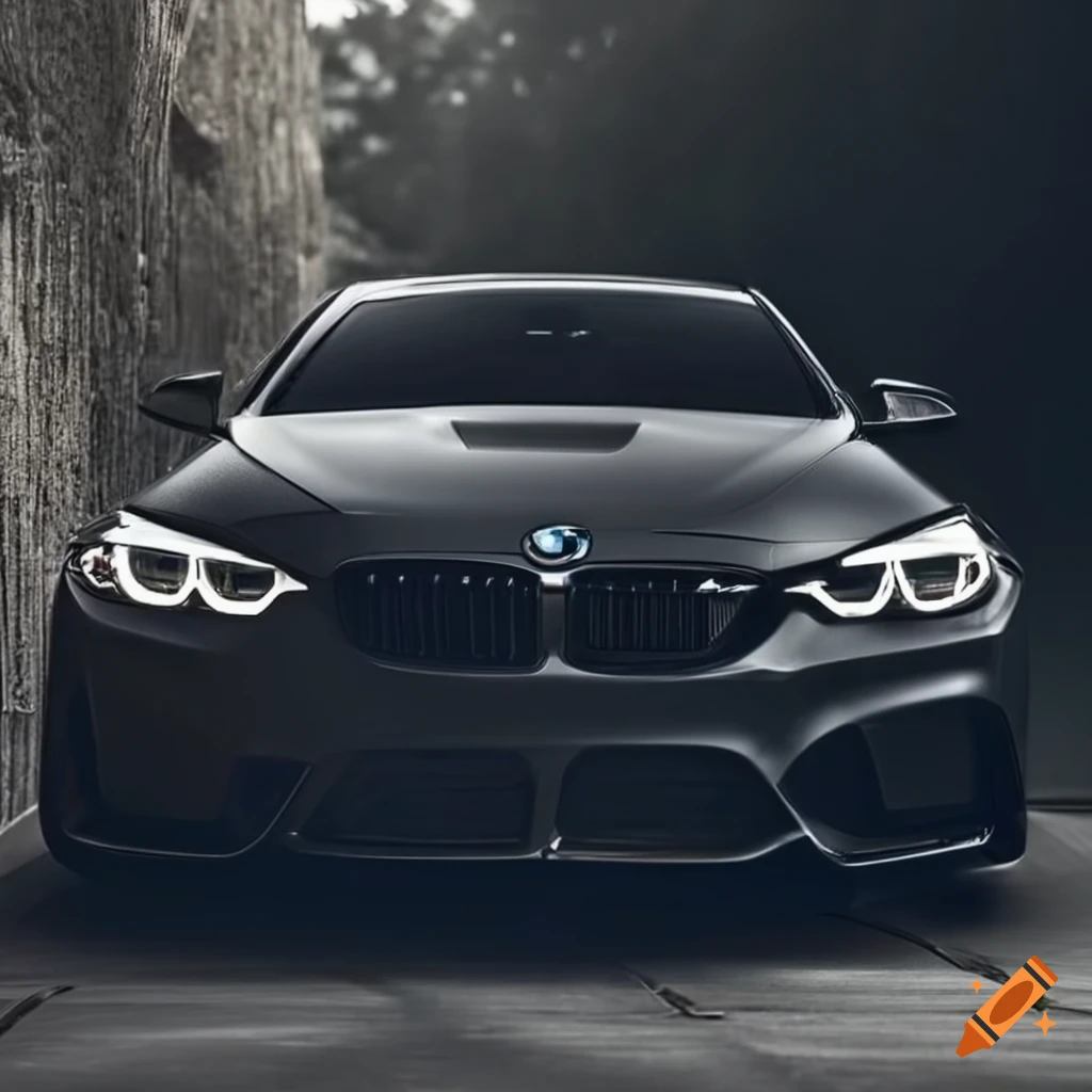 matte black BMW M4 CS for PC wallpaper