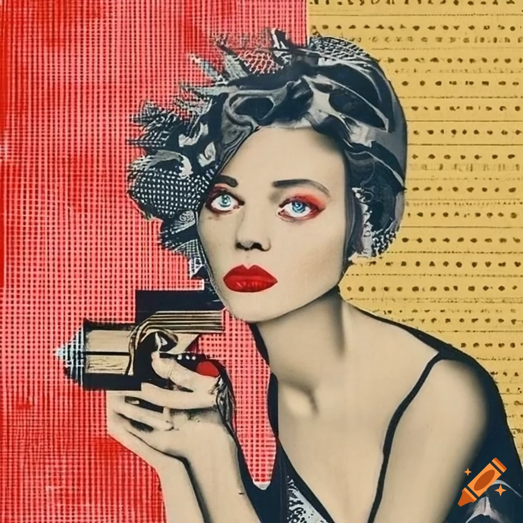 Intriguing collage artwork of women with dada and surrealist undertones