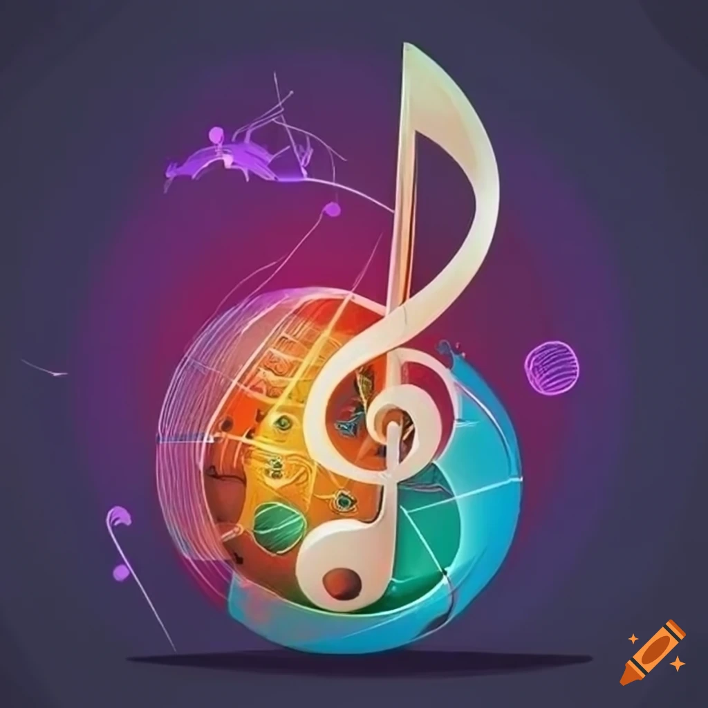 artistic representation of music as a global language