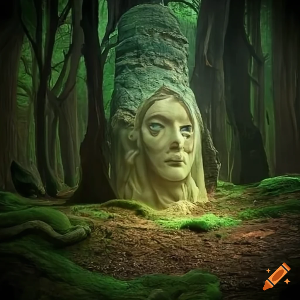 stone spirits in the forest