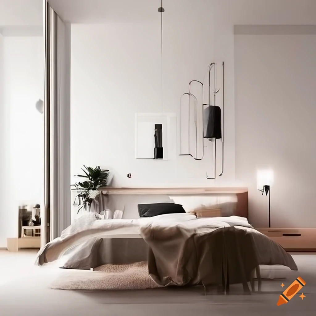 modern minimalist apartment interior