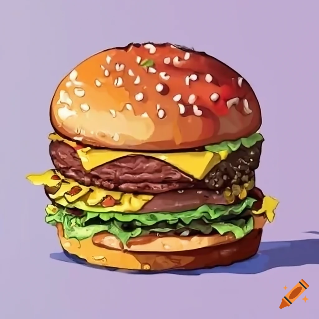 delicious Big Mac hamburger
