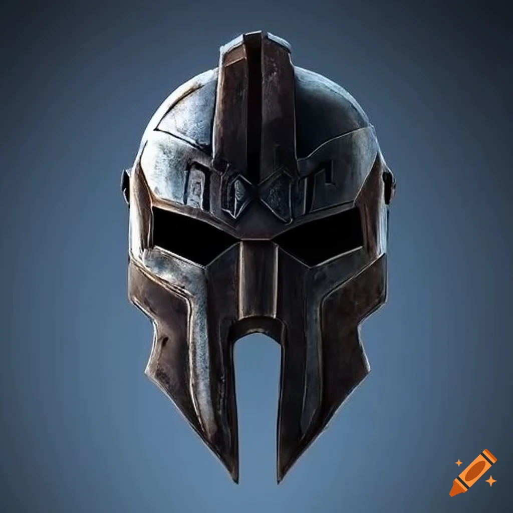 Futuristic spartan centurion helmet on Craiyon
