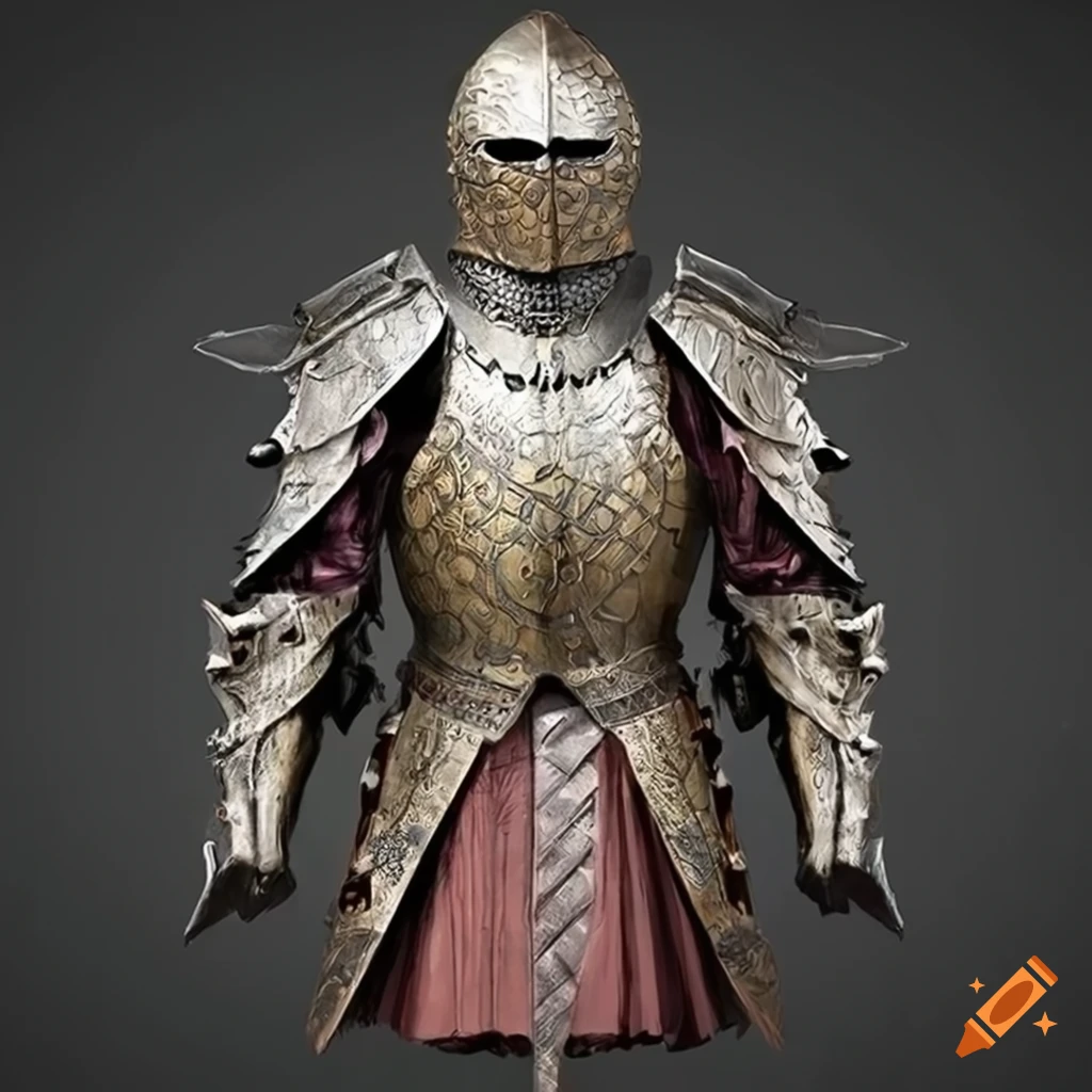 intricate armor design inspired by Game of Thrones