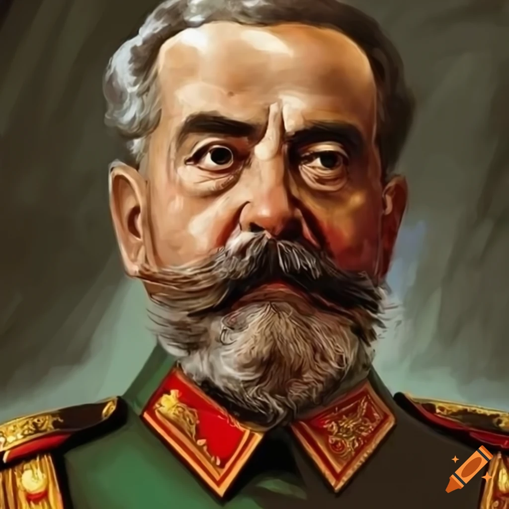 portrait of an influential dictator