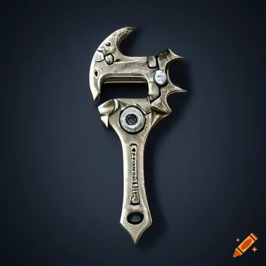 Ornate wrench for a video game