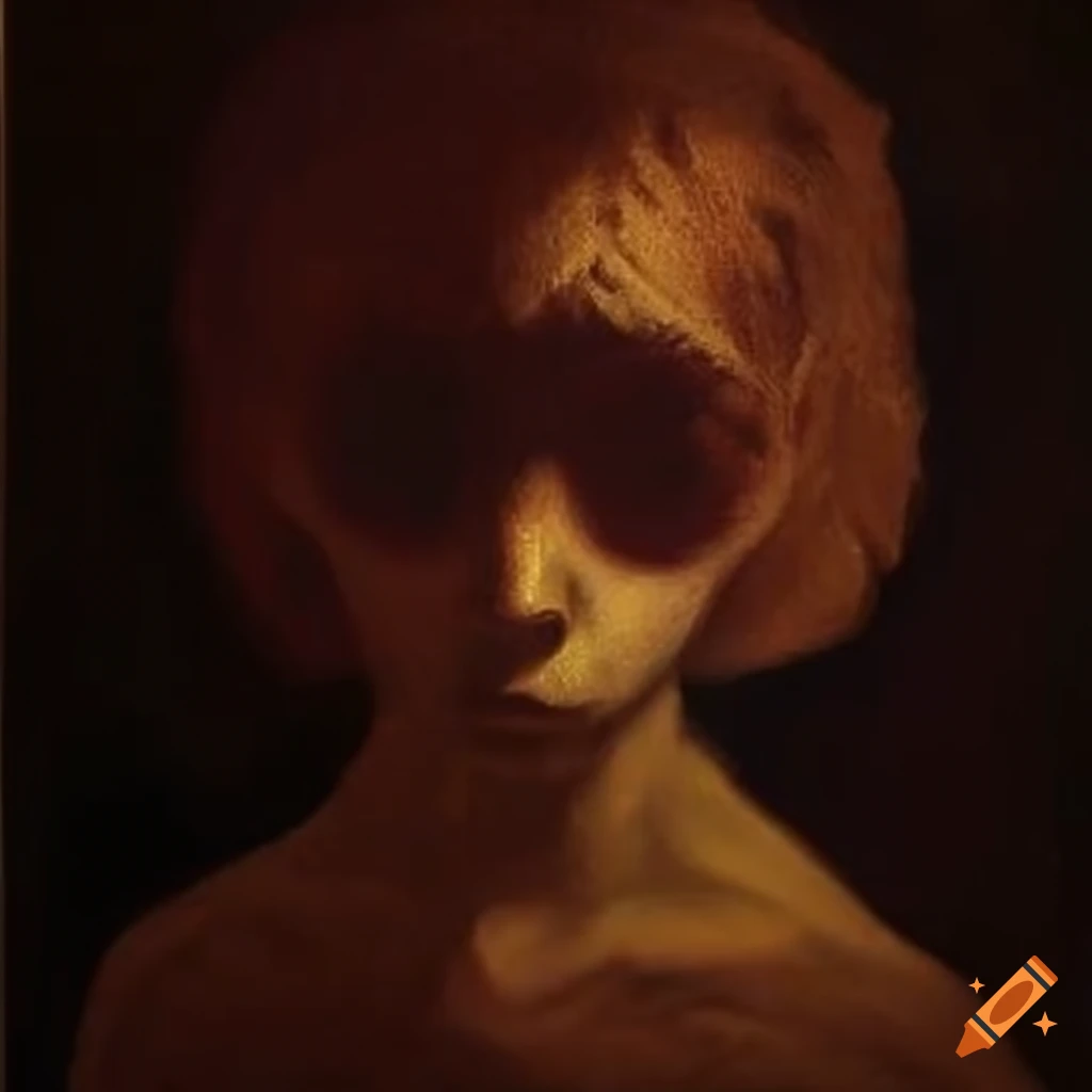 unsettling artwork with abstract elements
