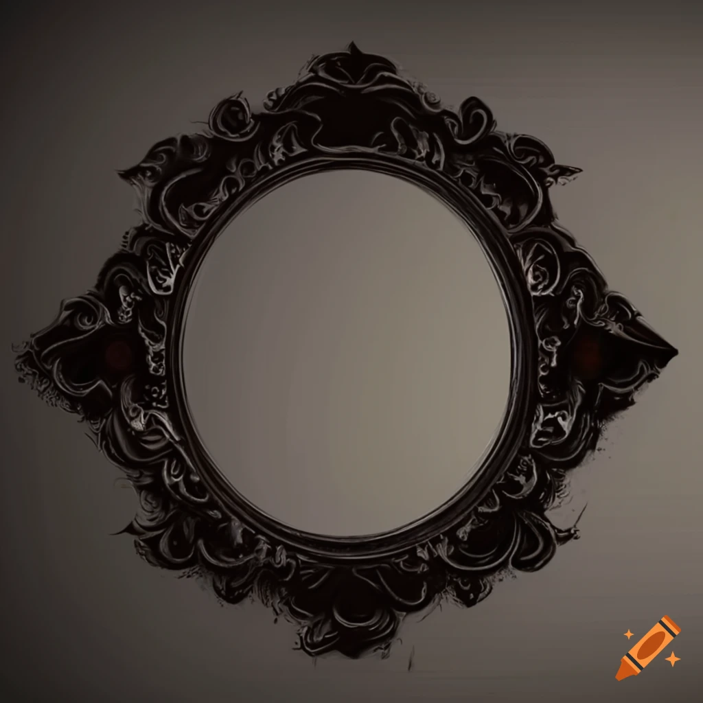 gothic circle frame for an icon