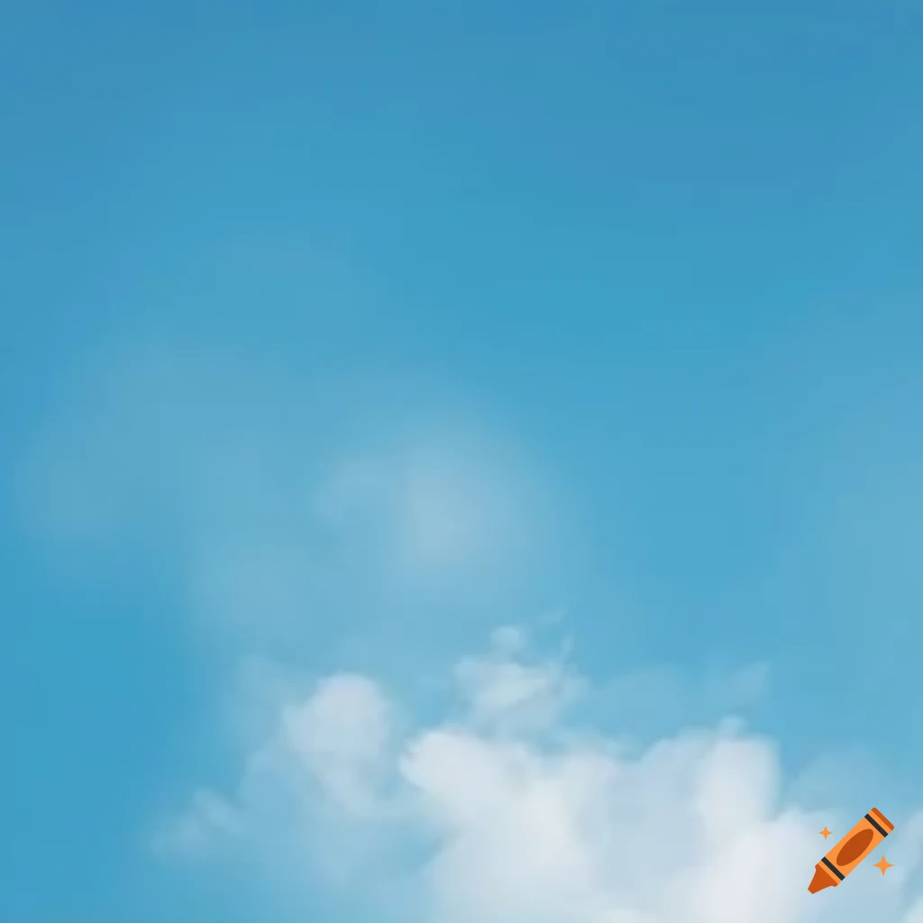 minimalist white sky with a small cloud