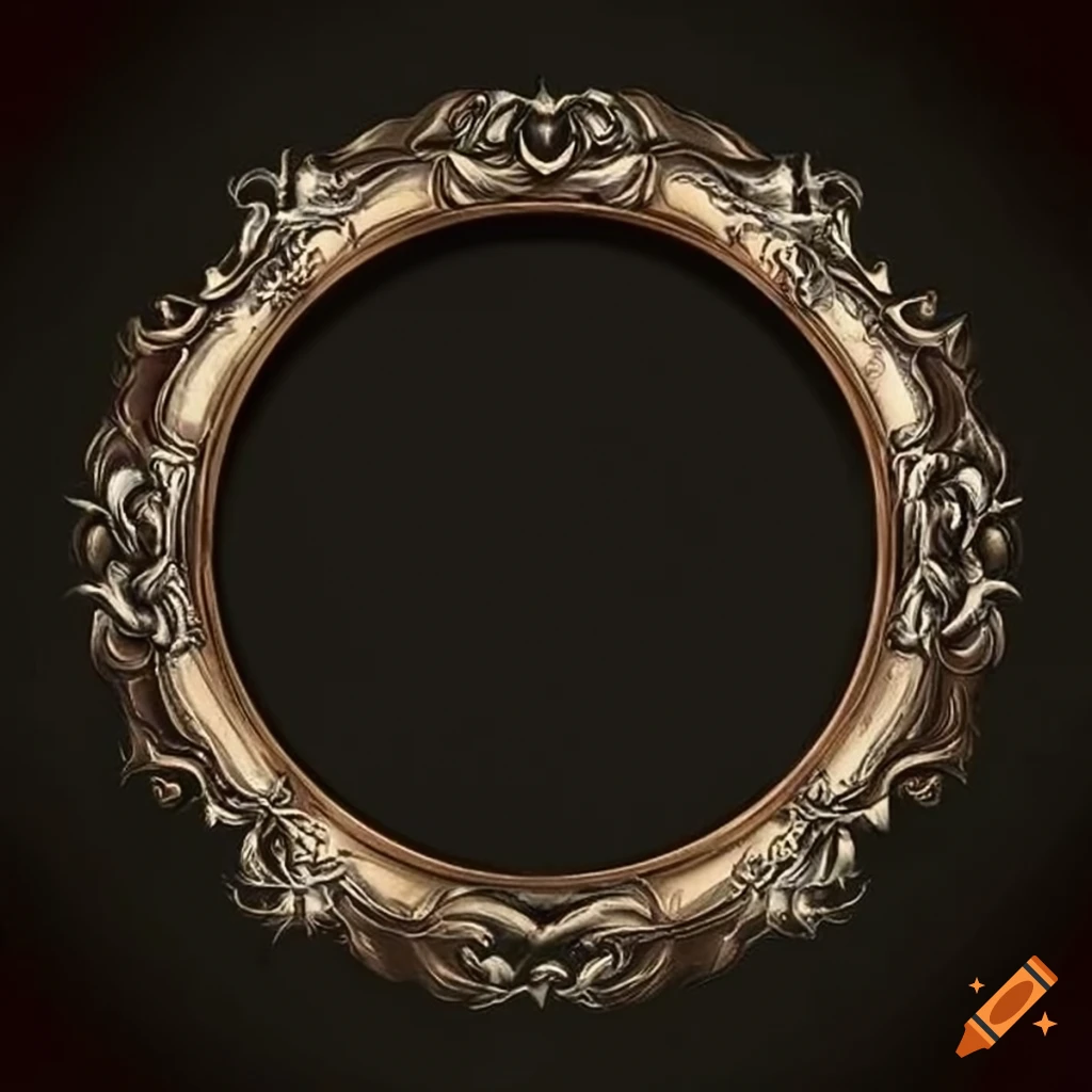 gothic circle frame for an icon