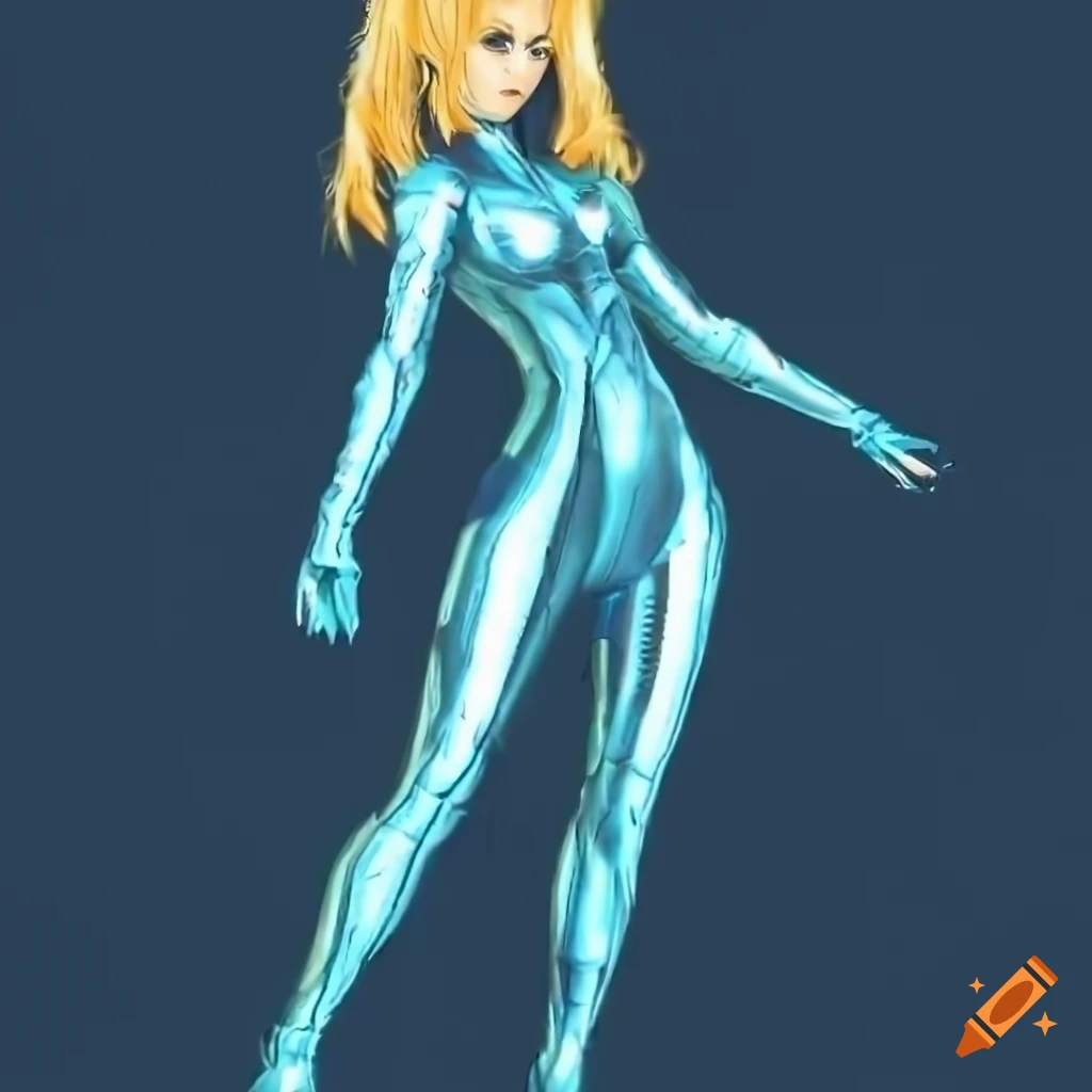 sprite sheet of Zero Suit Samus from a video game