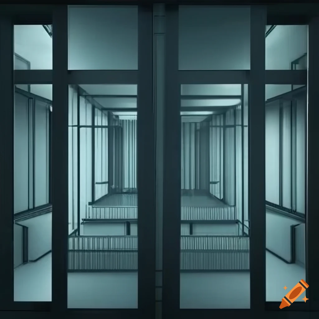 realistic depiction of a high-tech prison