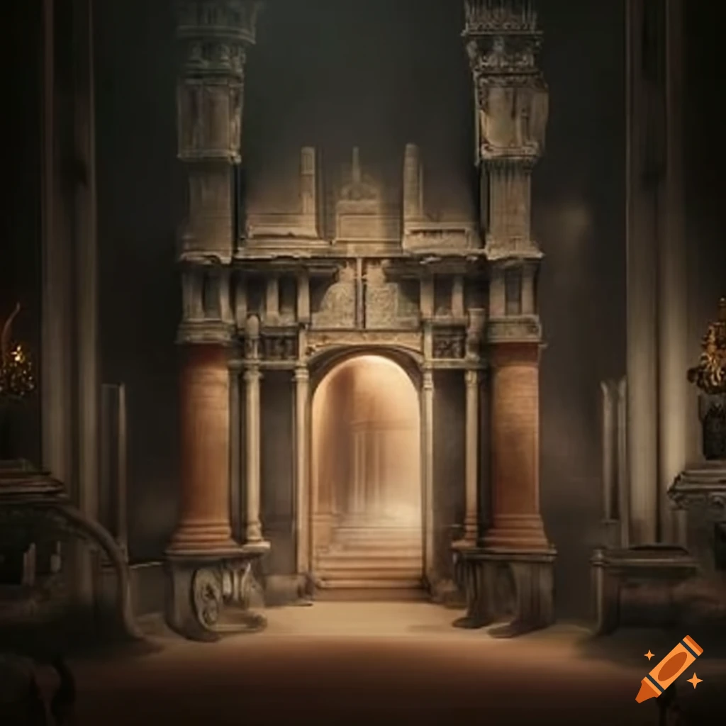 picture of an Ancient Roman style fairytale kingdom
