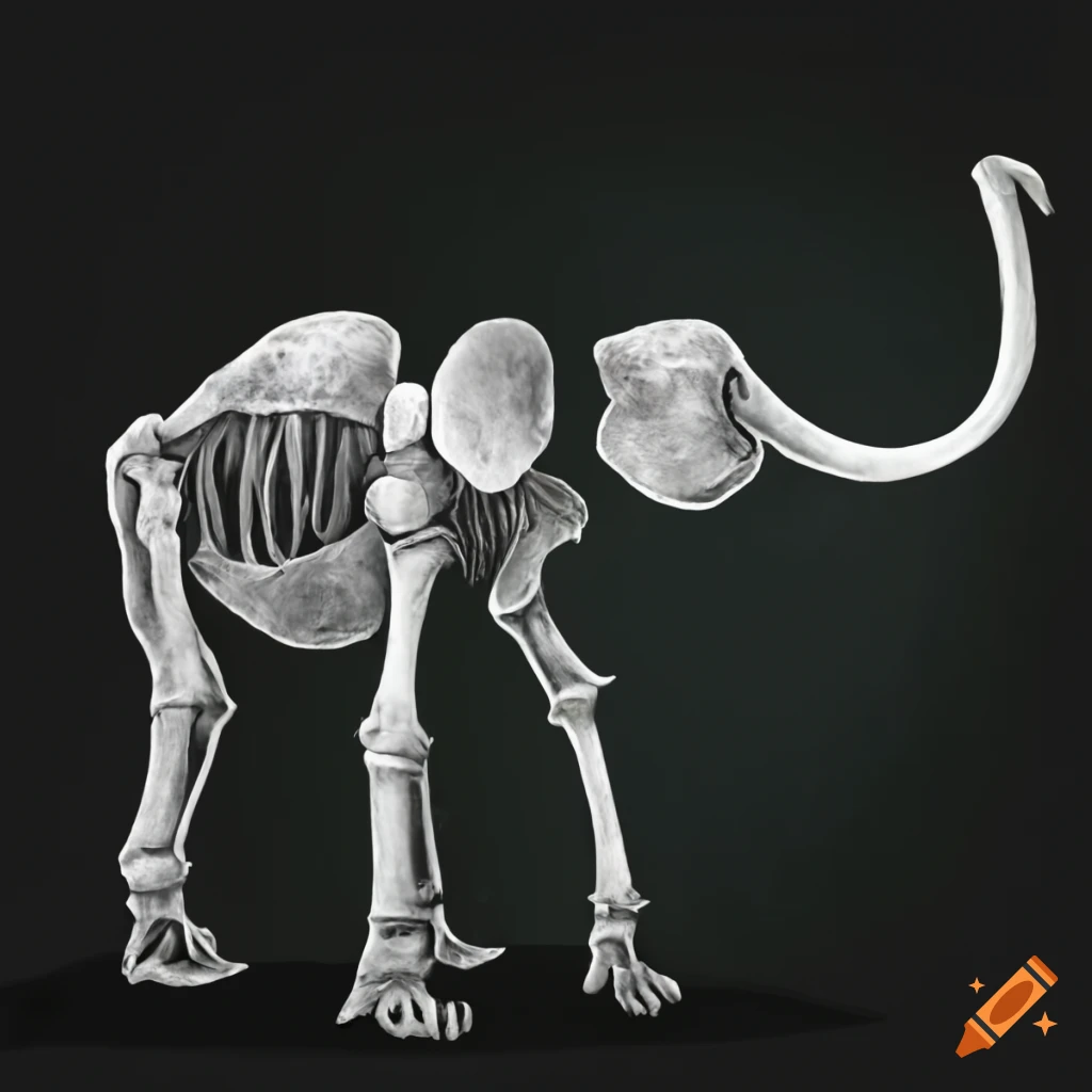 x-ray of an elephant stuffed animal