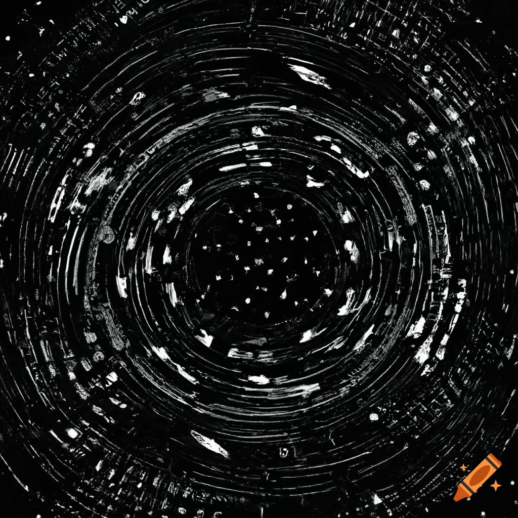 abstract digital pattern with musical elements