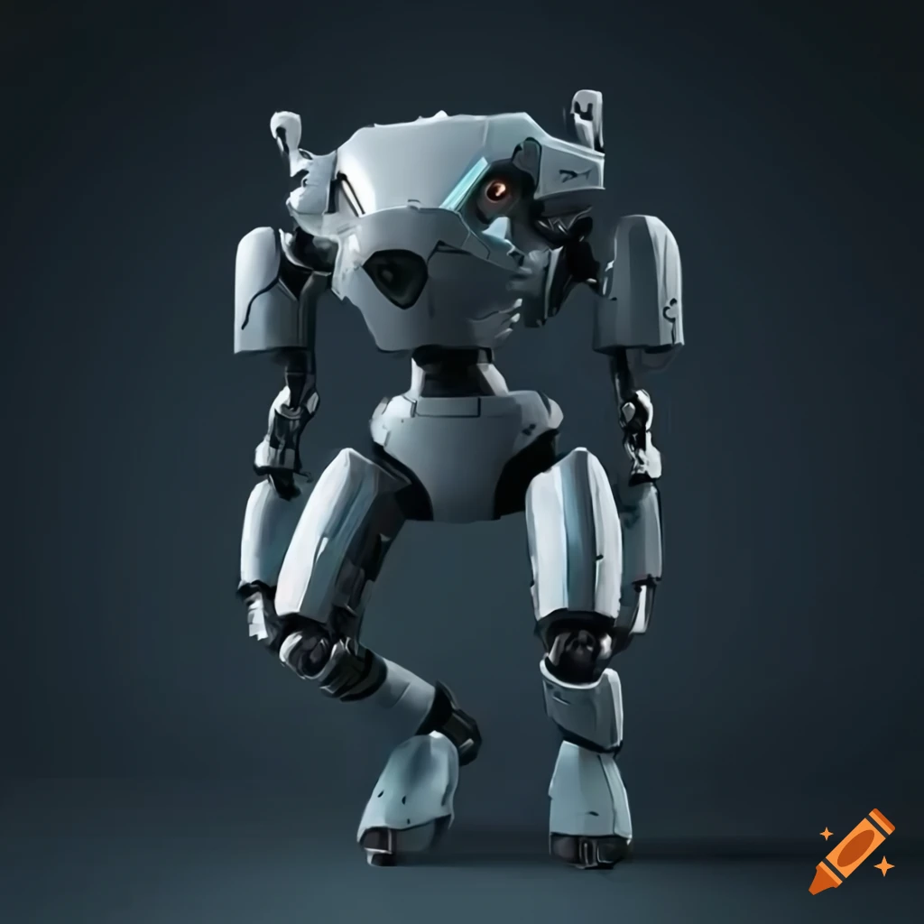 grey robotic wolf