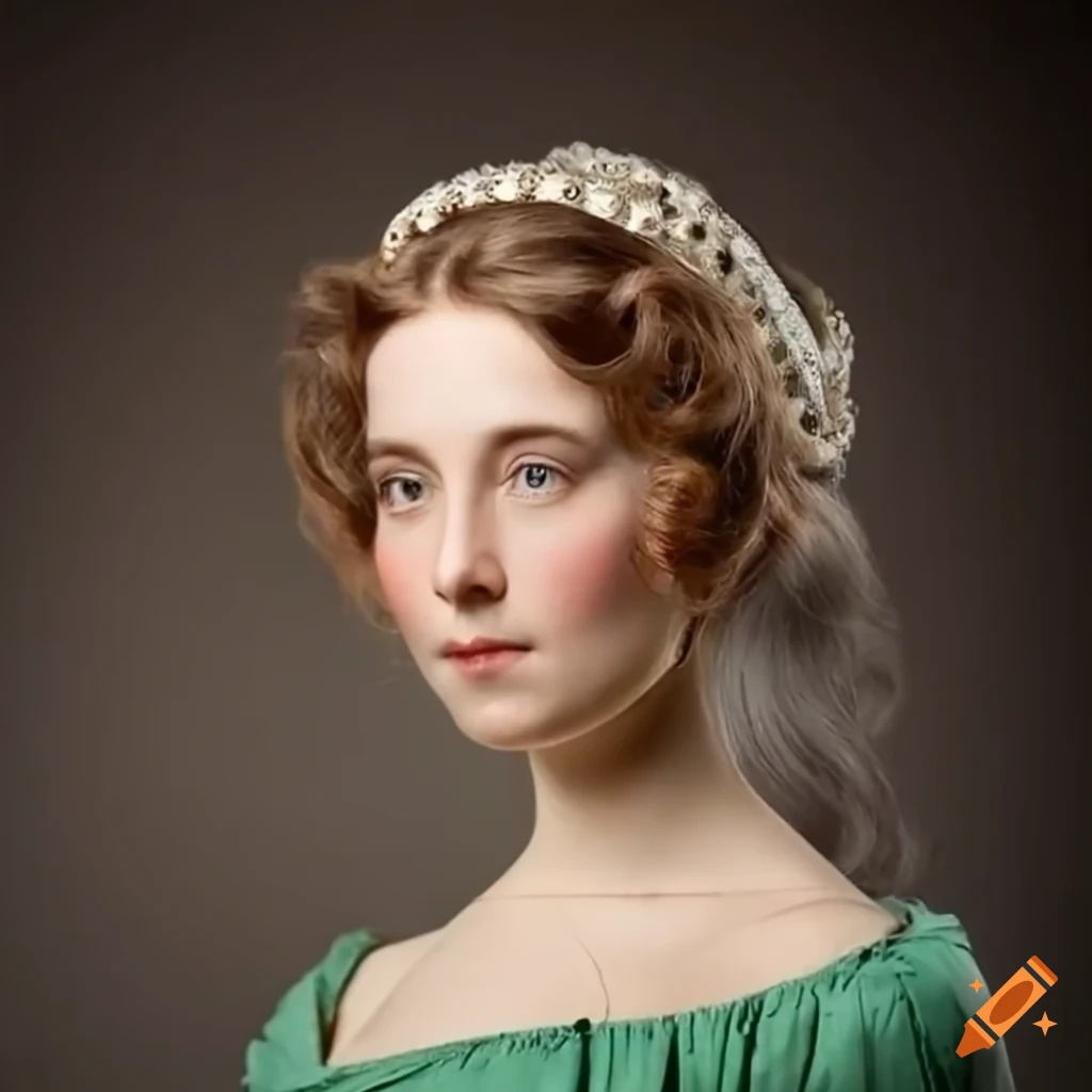 portrait of a lady from the 18th century