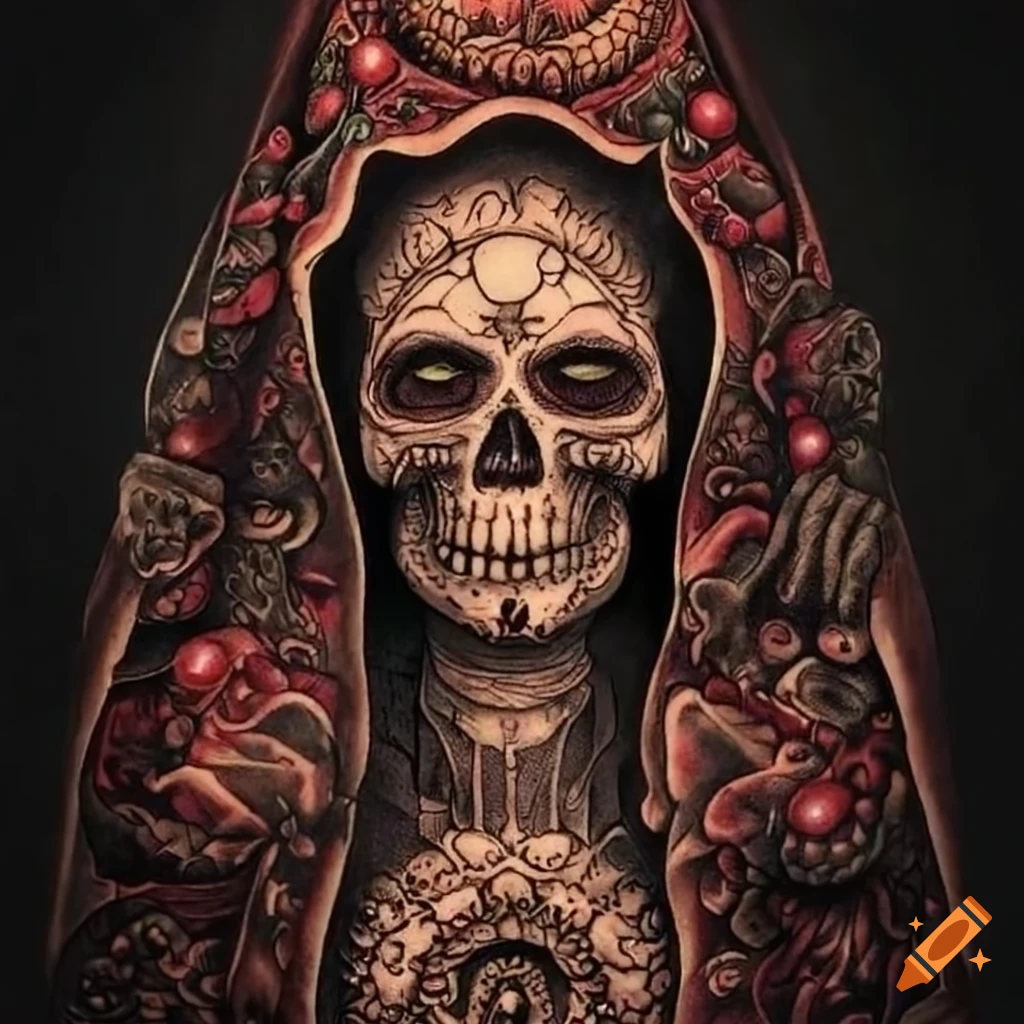 Santa Muerte Tattoos Mexican Culture: Santa Muerte Tattoo Design