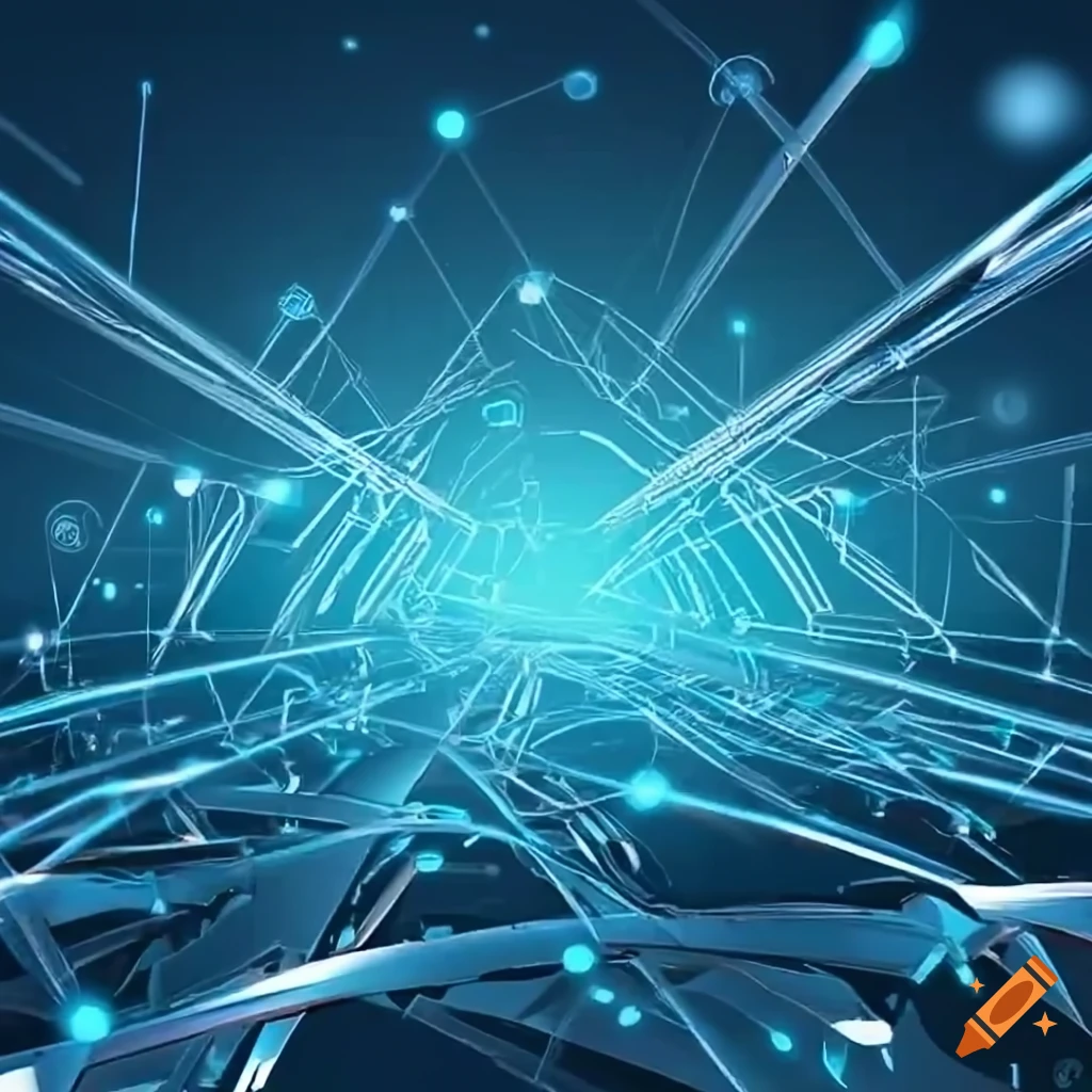 Ultra realistic depiction of tcp/ip network connections on Craiyon