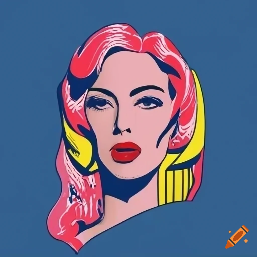 pop art collage of a vibrant coastline