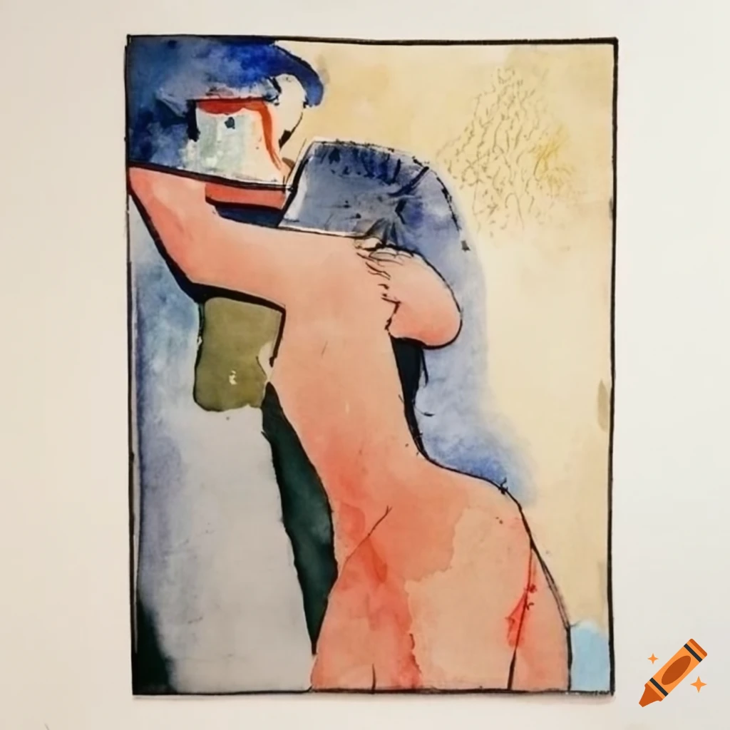 painting of a passionate man and woman