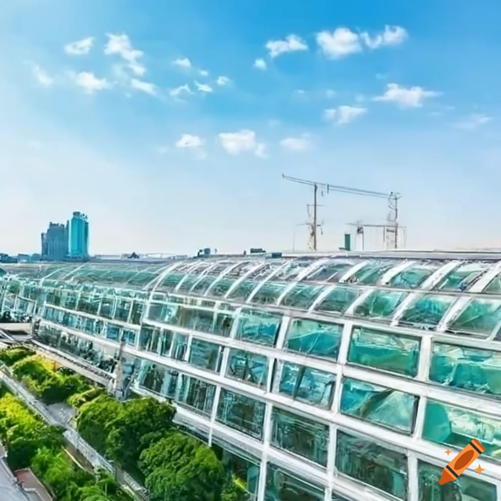 rooftop greenhouse on an apartment building