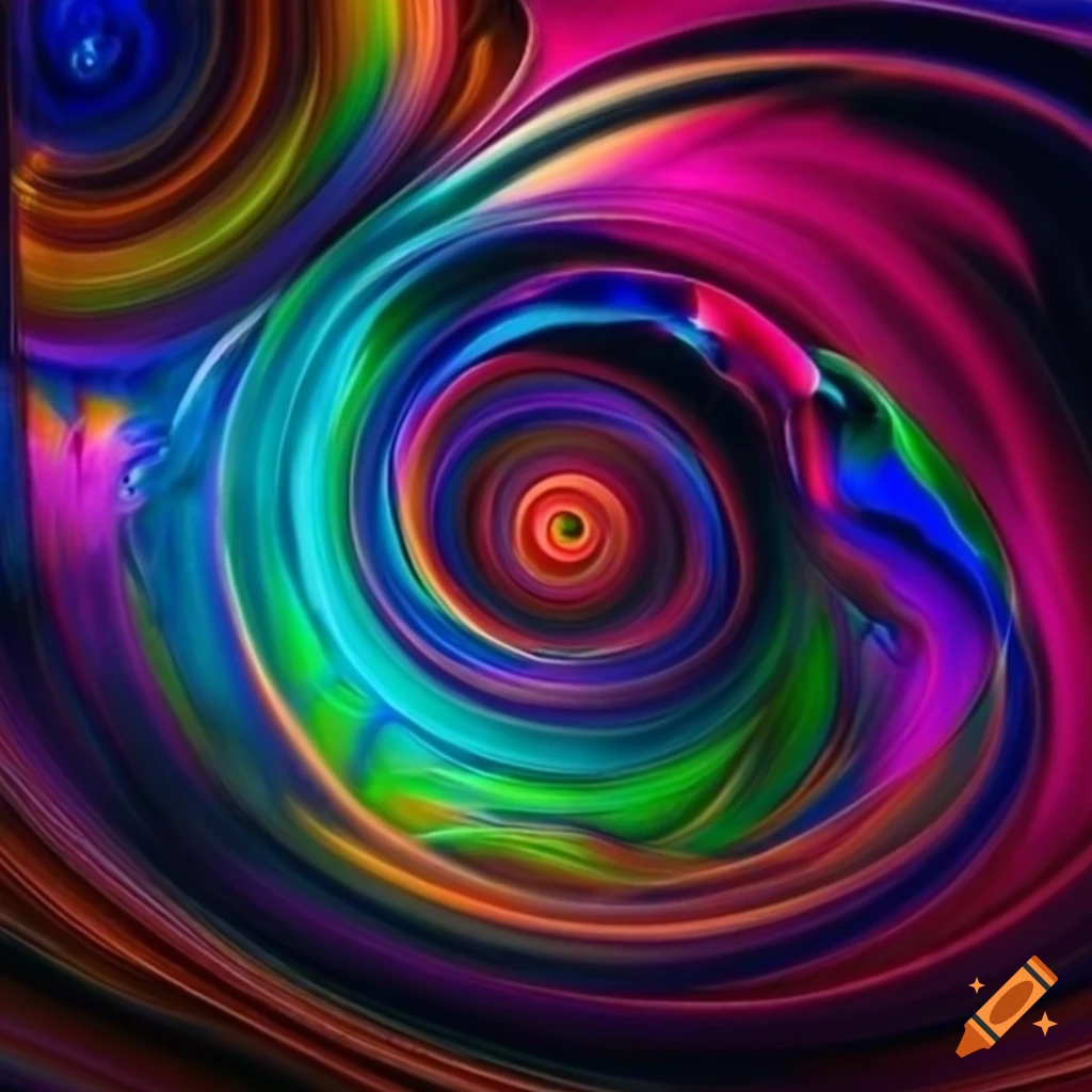 abstract artwork with chaotic arrangement