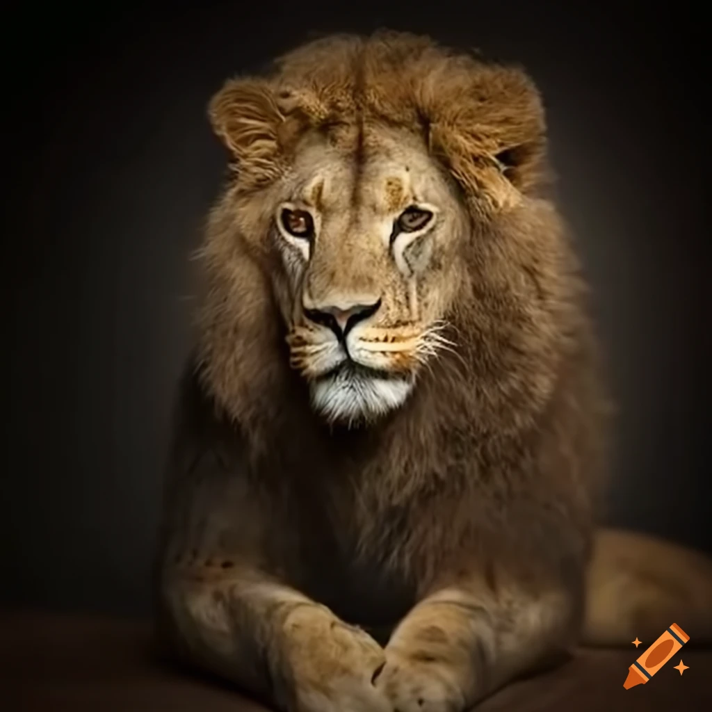 Lion's den interior on Craiyon