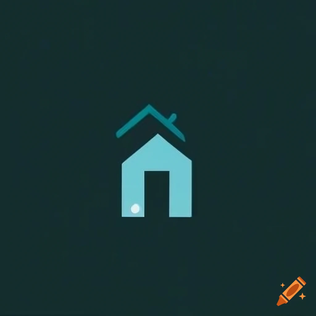 house and plant logo design