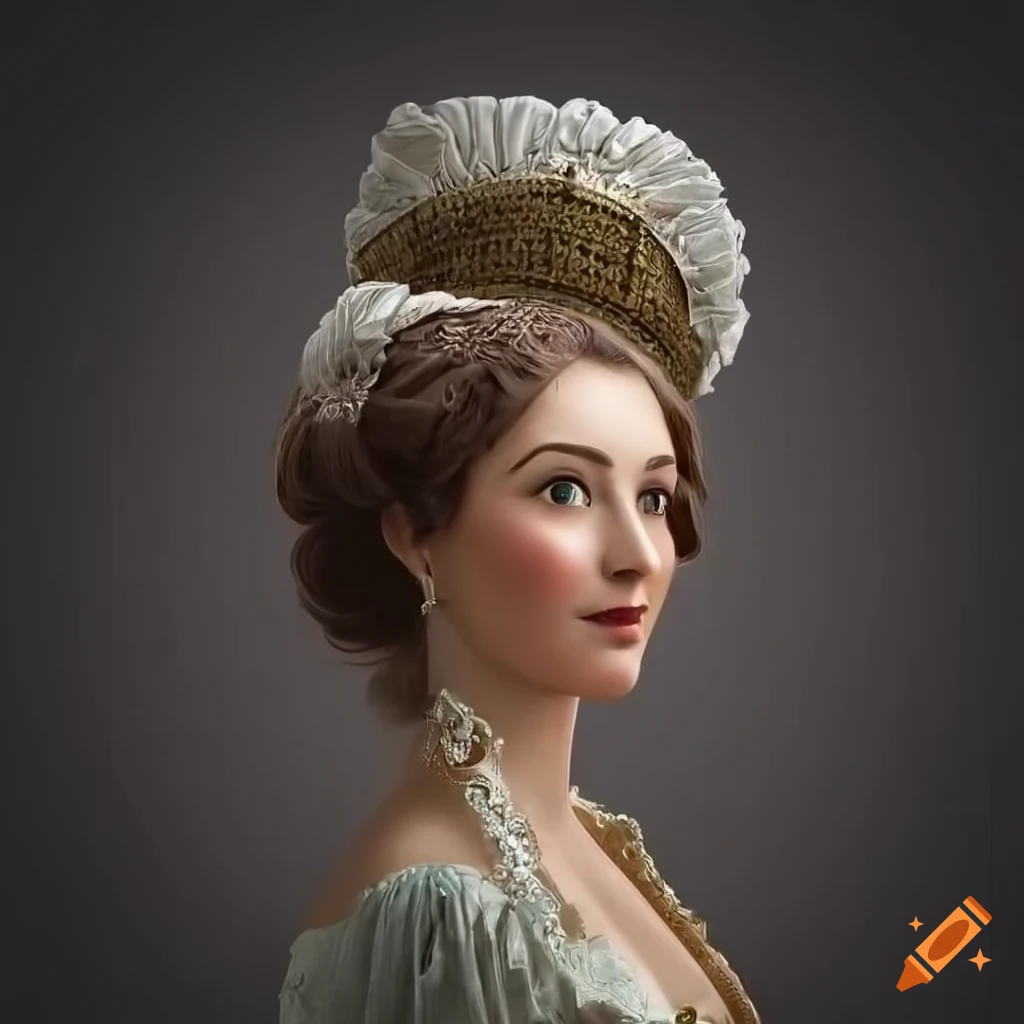 portrait of a Georgian English lady