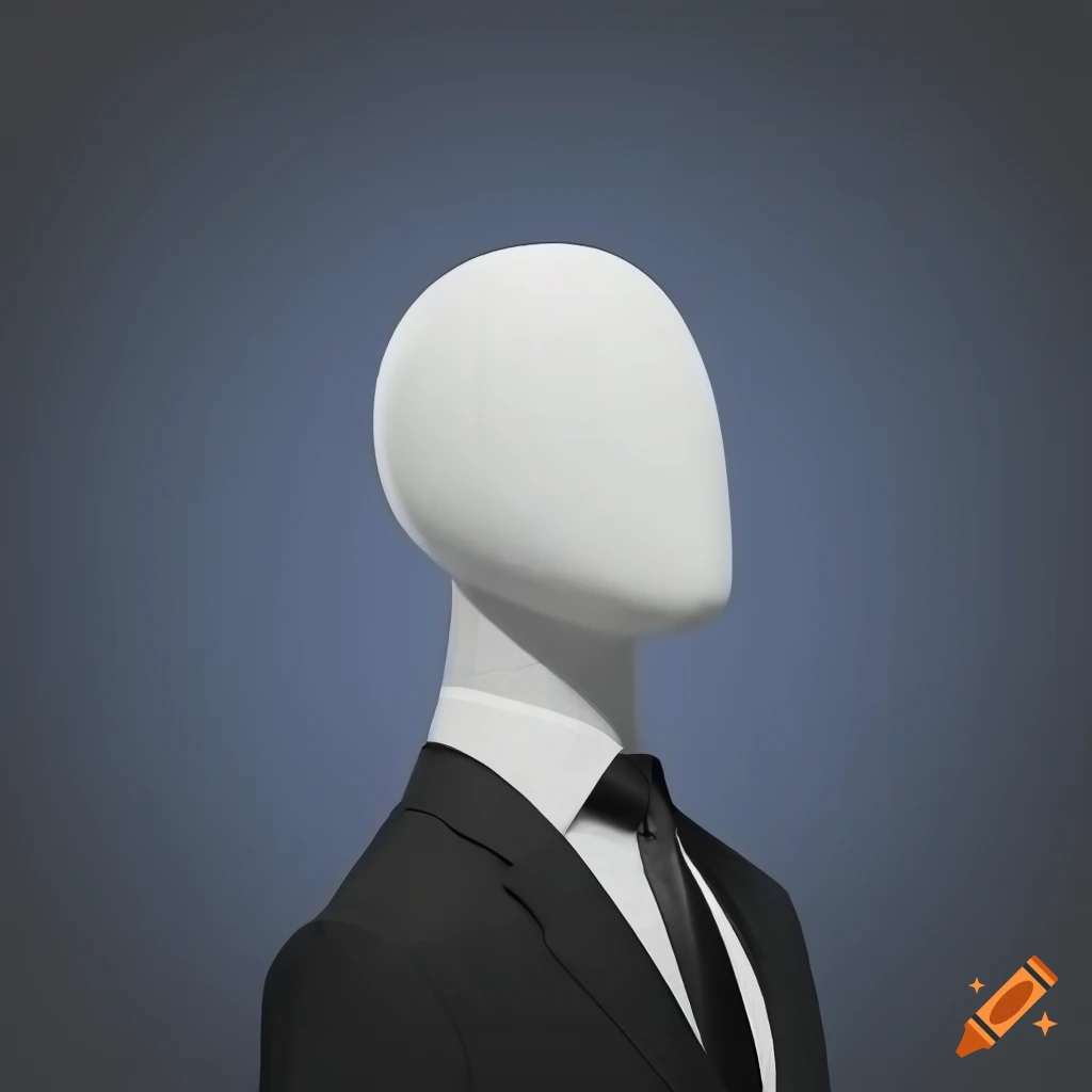 profile picture of a faceless mannequin in a suit