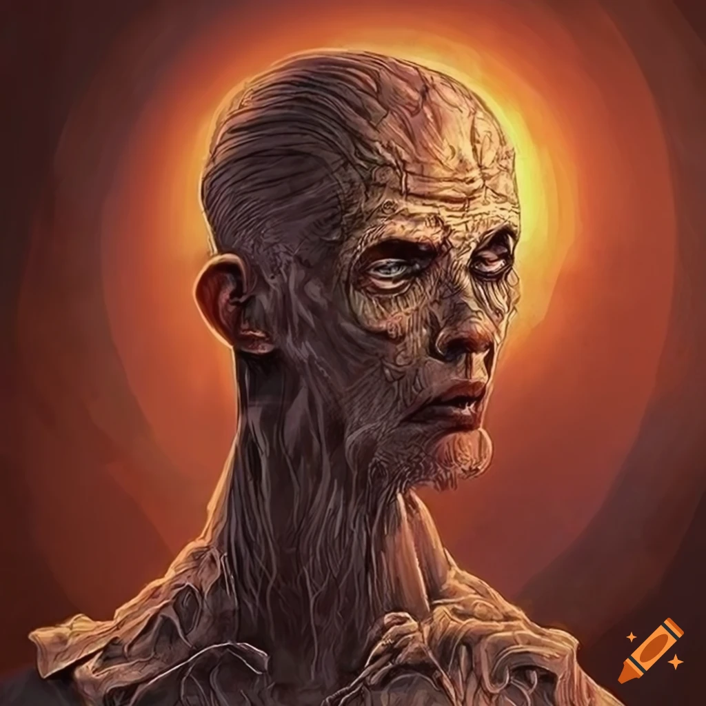 detailed illustration of the antichrist