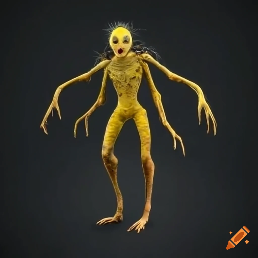 illustration of a unique hairy alien creature