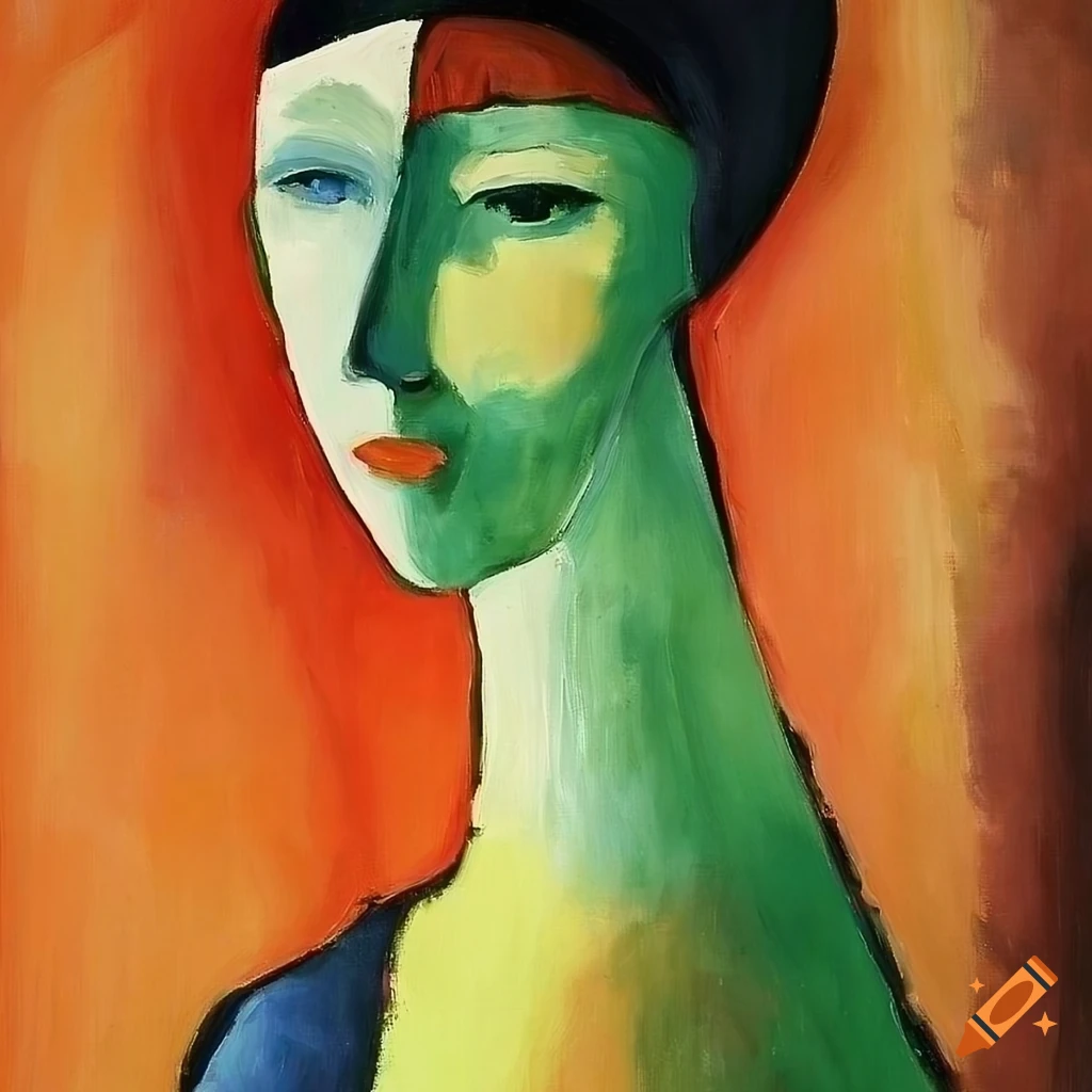 abstract painting by August Macke