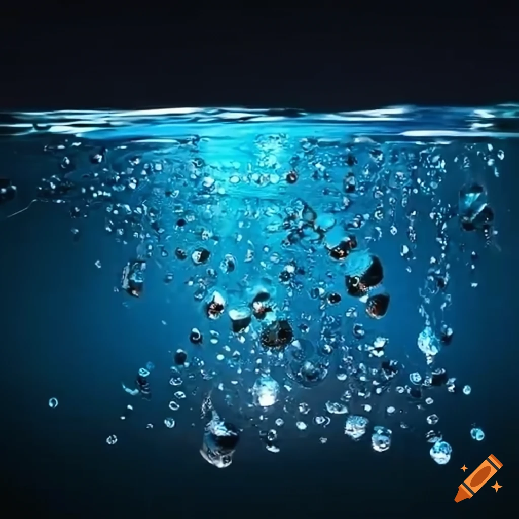 LED screen with water effect