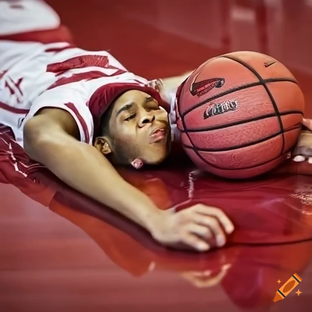 arkansas-razorbacks-mens-basketball-team-sleeping-on-court-on-craiyon