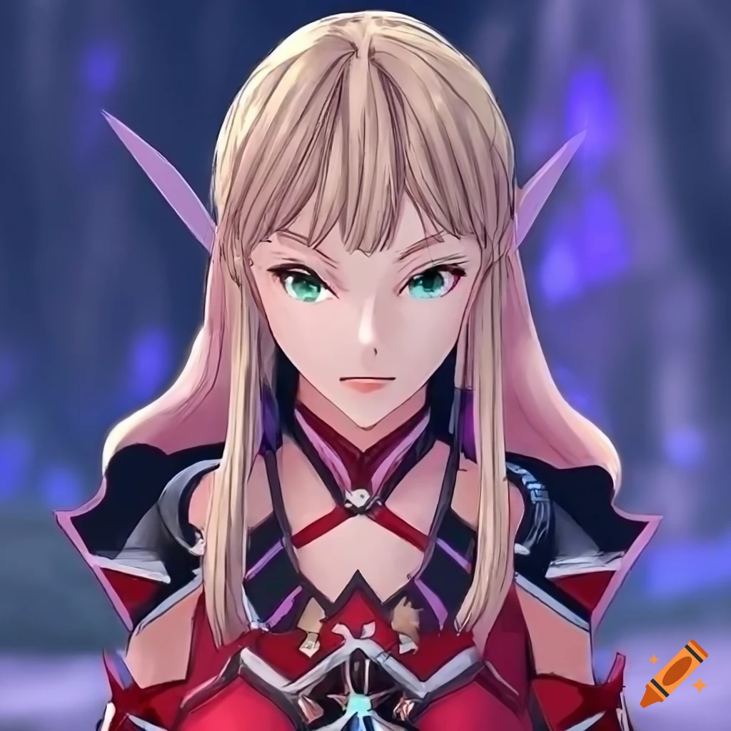 Xenoblade chronicles waifu original character on Craiyon