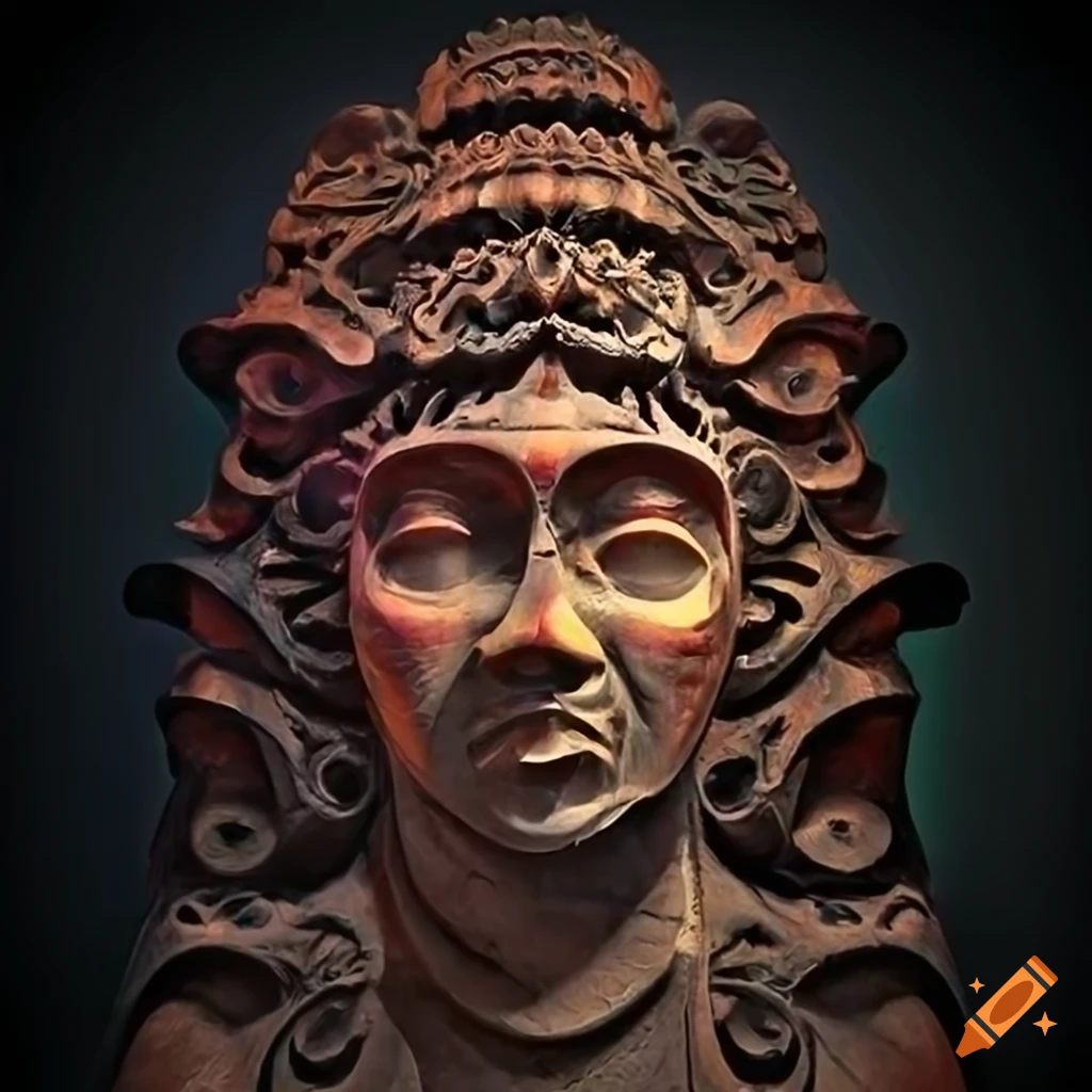 detailed carving with Magma motif