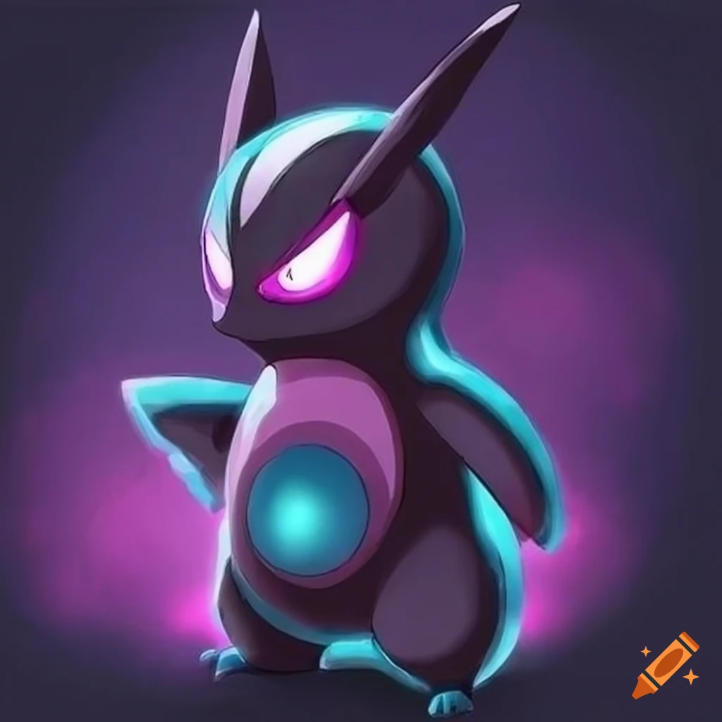dark and electric type Pokémon with unique design