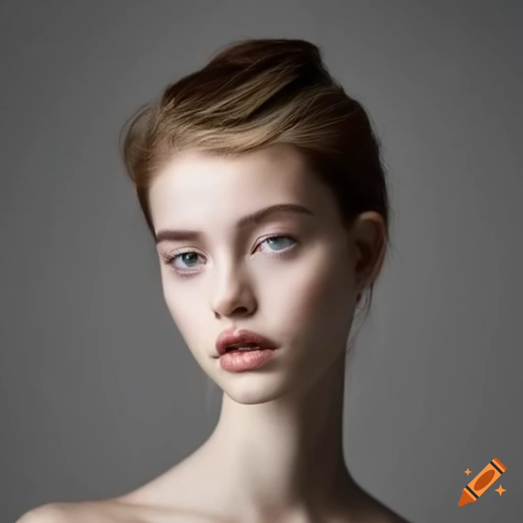 close-up of a girl's face