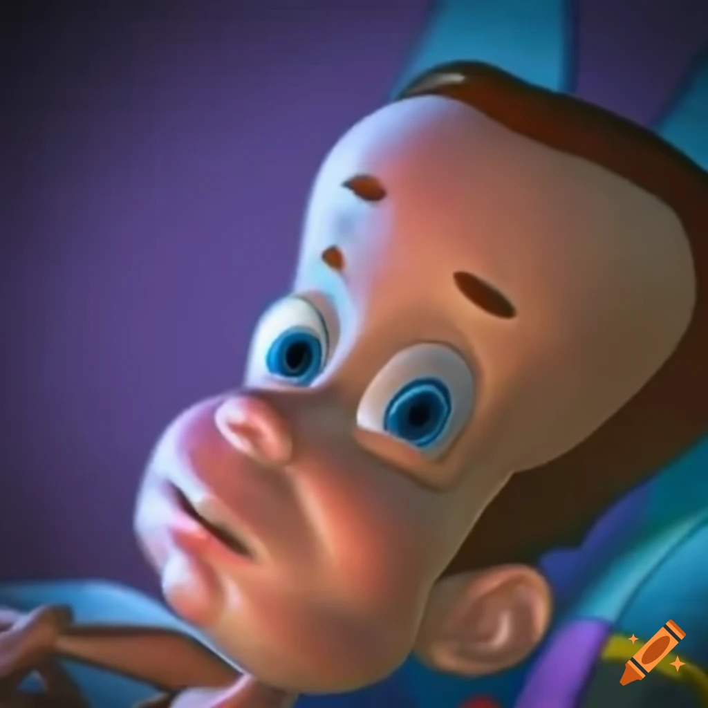 Jimmy Neutron crying at the hospital