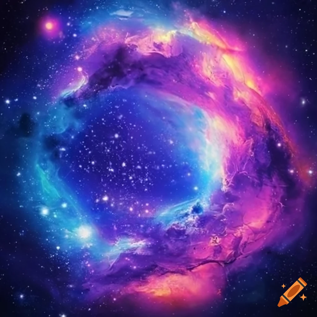 cosmic design of galaxy, stars, and planets