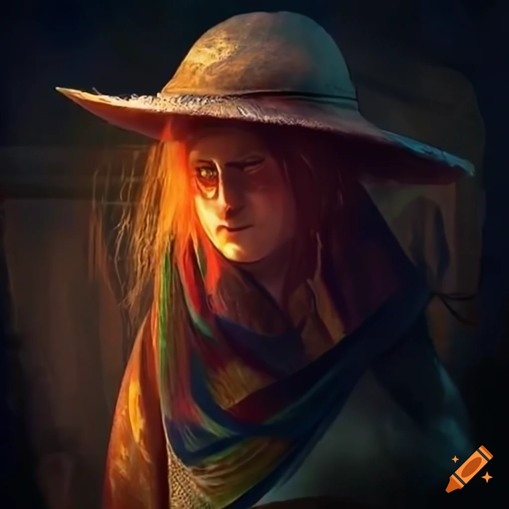mysterious figure in a canyon street