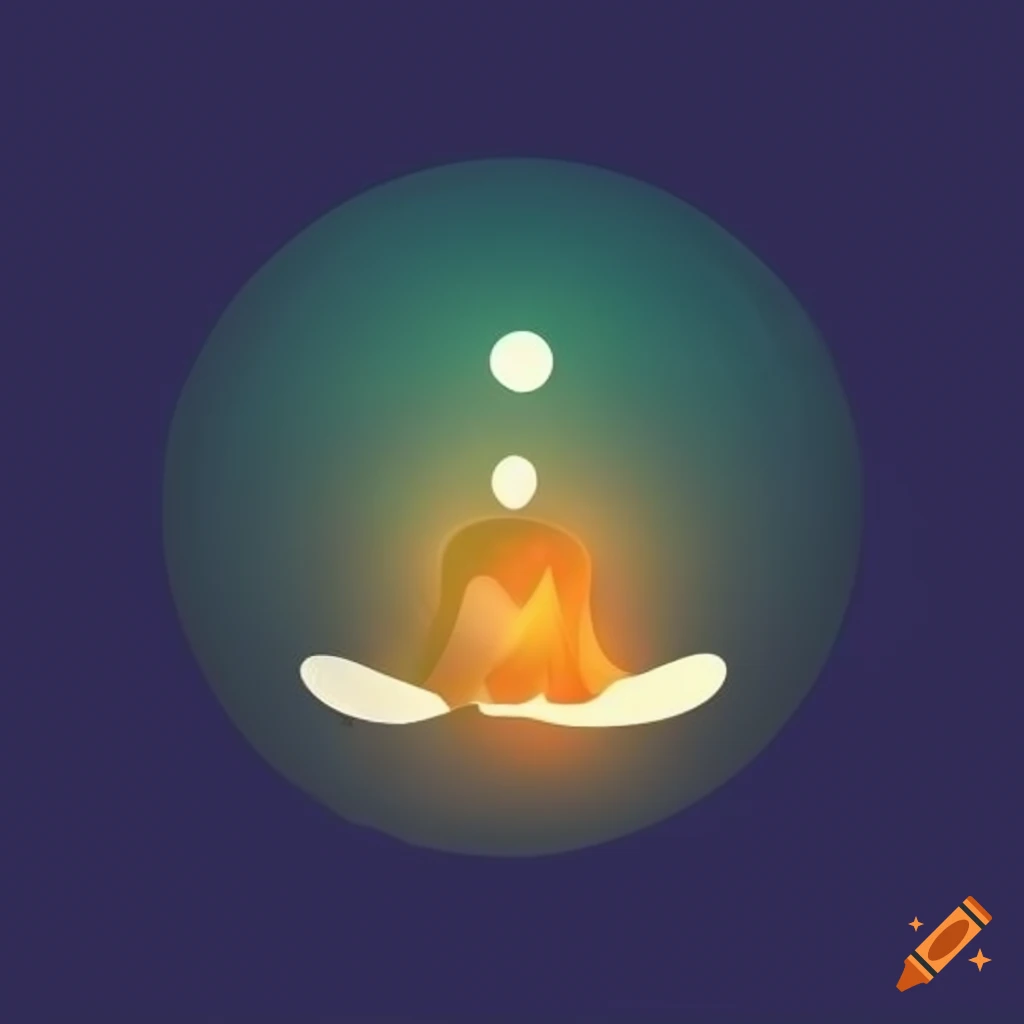 elegant logo for a massage and meditation brand