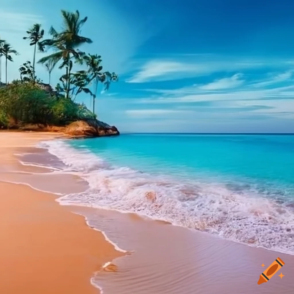 beautiful beach scenery