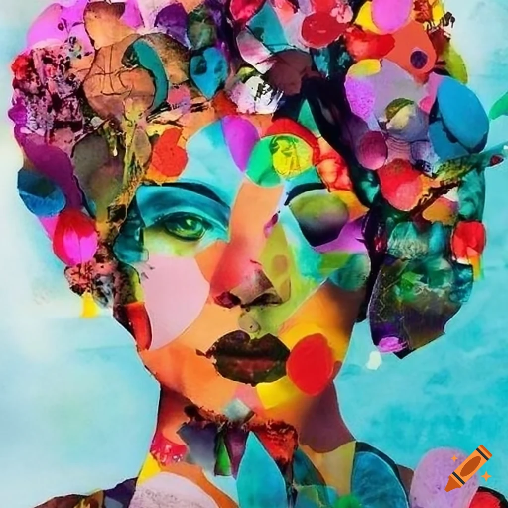 Mixed media collage by tammy garcia on Craiyon