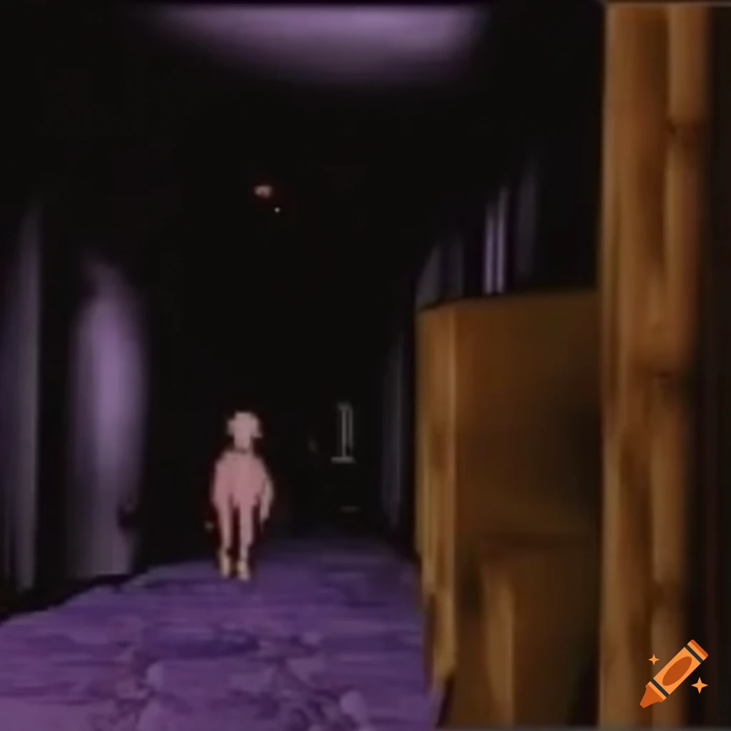 creepy screenshot of a PlayStation 1 videogame